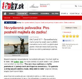 Nevydarená poľovačka: Pes postrelil majiteľa do zadku!